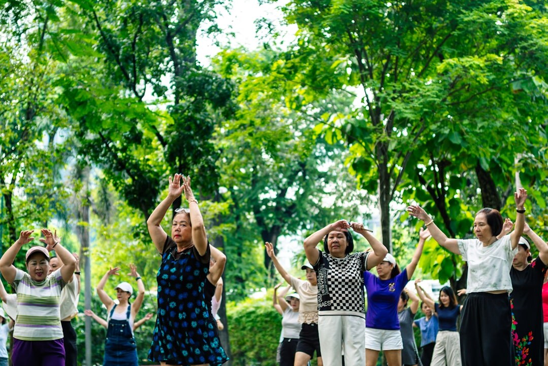 seniors enjoying group activity