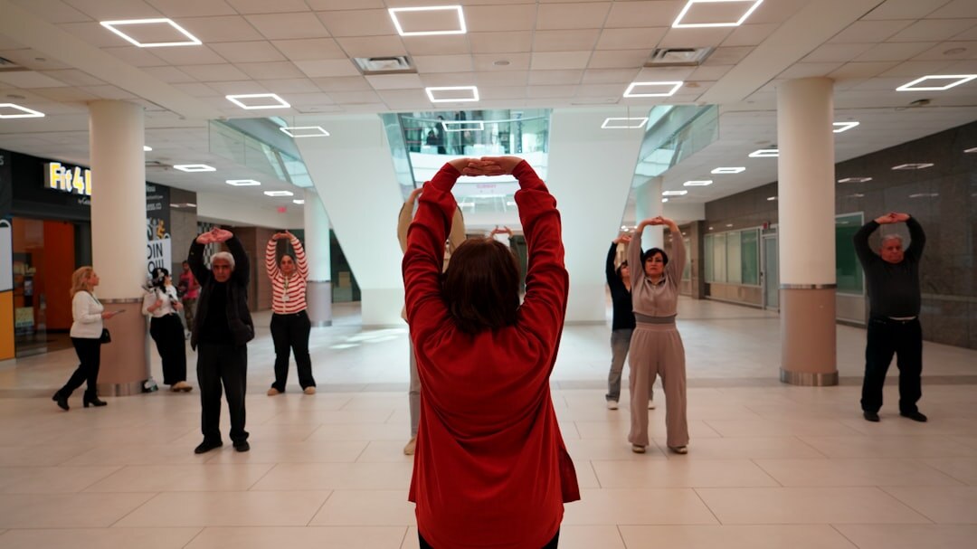 senior yoga class